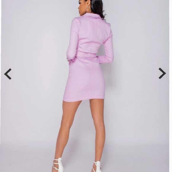 sexy denim mini dress - Picture 3 of 4